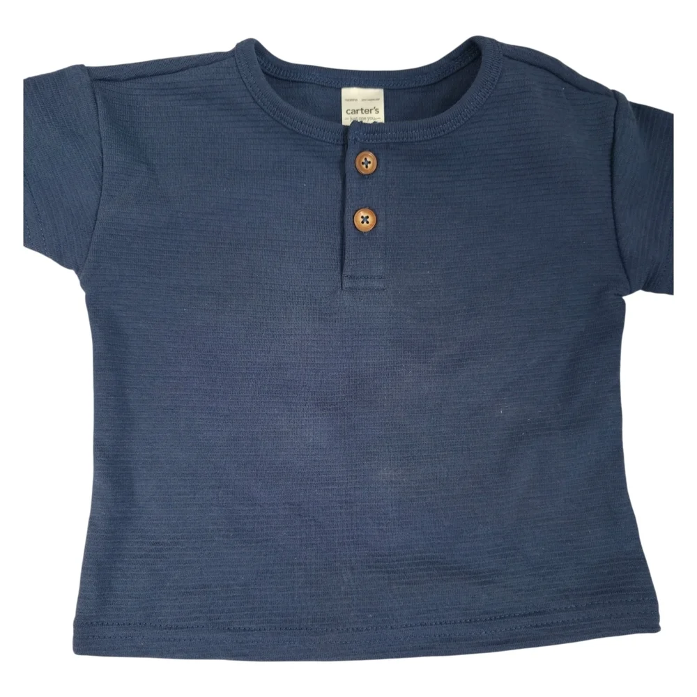 NEW Carter’s Baby Boy 2-Piece Outfit Shirt & Shorts | 9 Months | Whale Print NWT